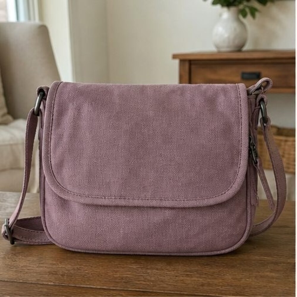 Navy Vegan Leather Bag
